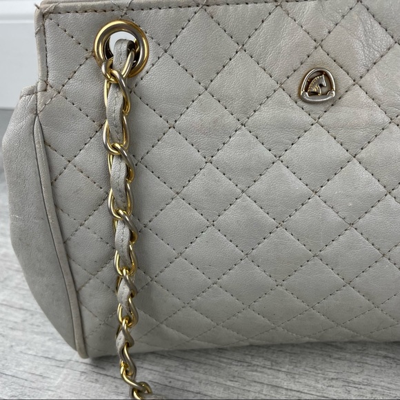 Vintage Rare Koret Quilted Leather Crosbody Purse Bag - Picture 6 of 10